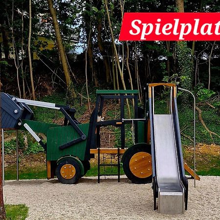 Ferienwohnung "Blick Mylau" - Naehe Freizeitpark Plohn & Weltgroesster Ziegelsteinbruecke ไรเคนบาค อิม โวกท์ลันด์ ภายนอก รูปภาพ