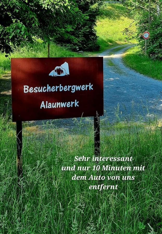 Ferienwohnung "Blick Mylau" - Naehe Freizeitpark Plohn & Weltgroesster Ziegelsteinbruecke ไรเคนบาค อิม โวกท์ลันด์ ภายนอก รูปภาพ