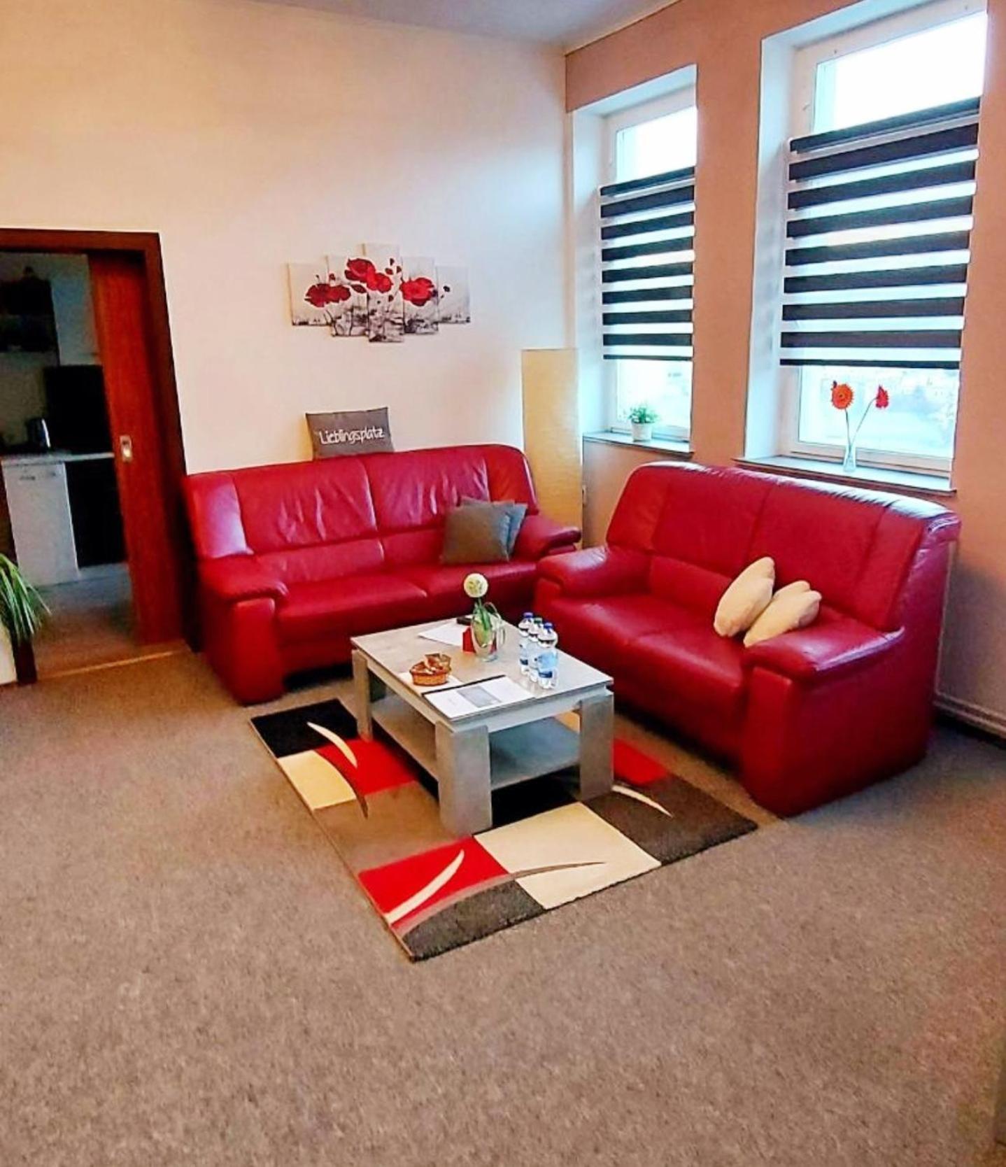 Ferienwohnung "Blick Mylau" - Naehe Freizeitpark Plohn & Weltgroesster Ziegelsteinbruecke ไรเคนบาค อิม โวกท์ลันด์ ภายนอก รูปภาพ
